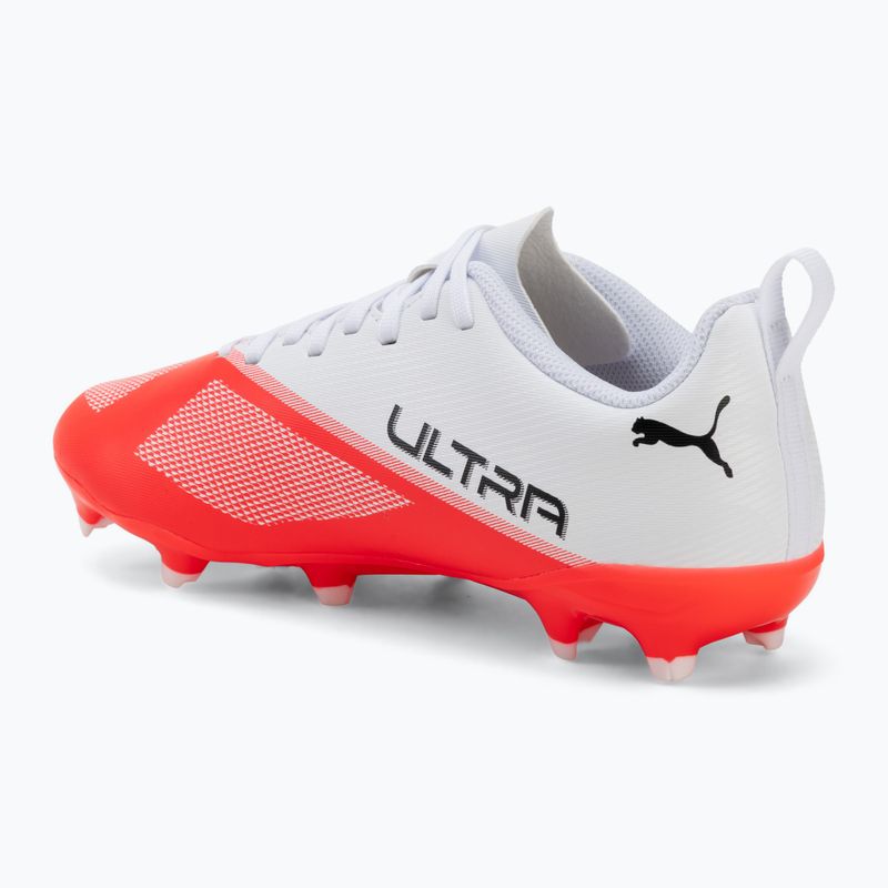 Kinder-Fußballschuhe Puma Ultra 7 Play FG/AG Jr Ultra Red/Puma Black/Puma White 3