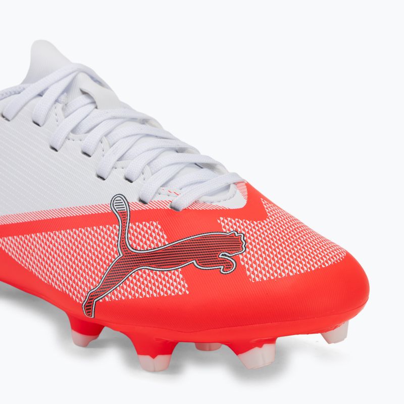 Kinder-Fußballschuhe Puma Ultra 7 Play FG/AG Jr Ultra Red/Puma Black/Puma White 7