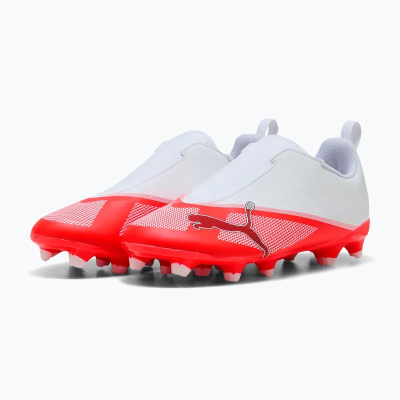 Kinder-Fußballschuhe Puma Ultra 7 Play LL FG/AG Jr Ultra Red/Puma Black/Puma White 3