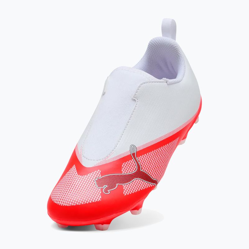 Kinder-Fußballschuhe Puma Ultra 7 Play LL FG/AG Jr Ultra Red/Puma Black/Puma White 4