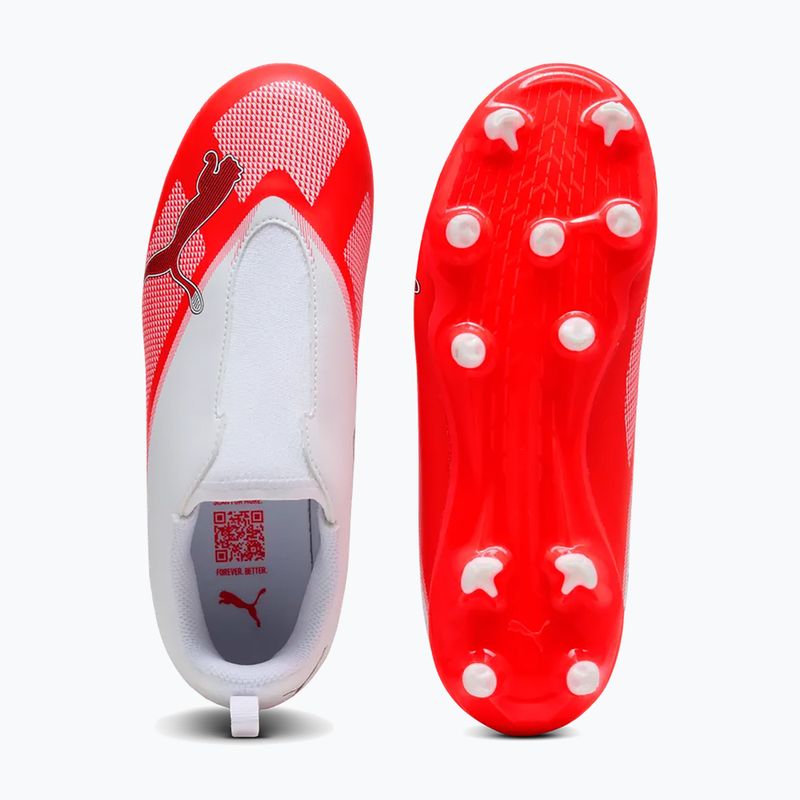 Kinder-Fußballschuhe Puma Ultra 7 Play LL FG/AG Jr Ultra Red/Puma Black/Puma White 5