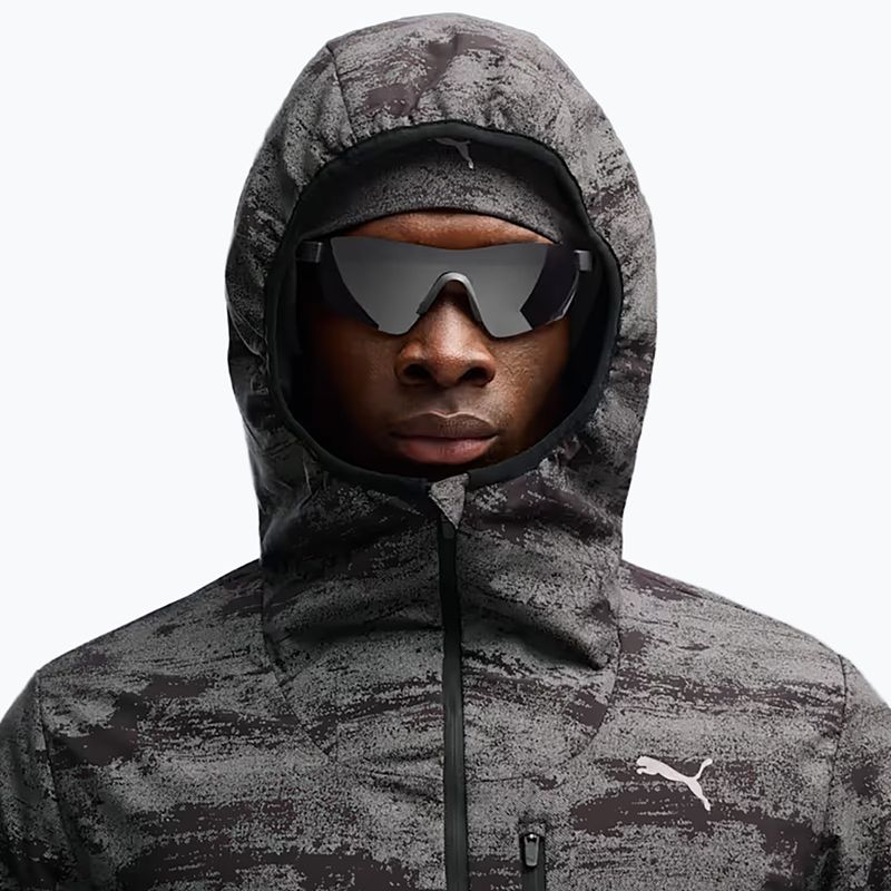 Laufjacke für Herren PUMA Run Brightstride AOP Primaloft puma black 4