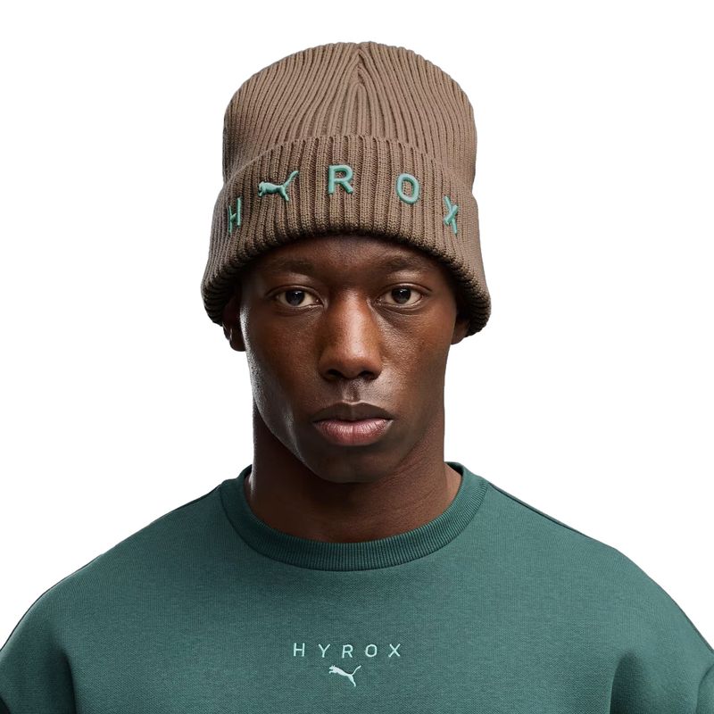 Wintermütze PUMA x HYROX Mid Crown Beanie mausgrau 4