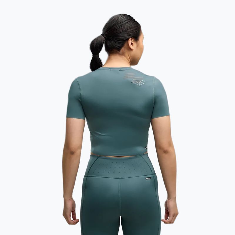 Damen Trainingsshirt PUMA x HYROX Pwrmode Crop Herb Garden 3