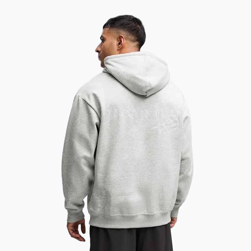 Herrenpullover Puma Hyrox Heavyweight Hoodie light grey 3