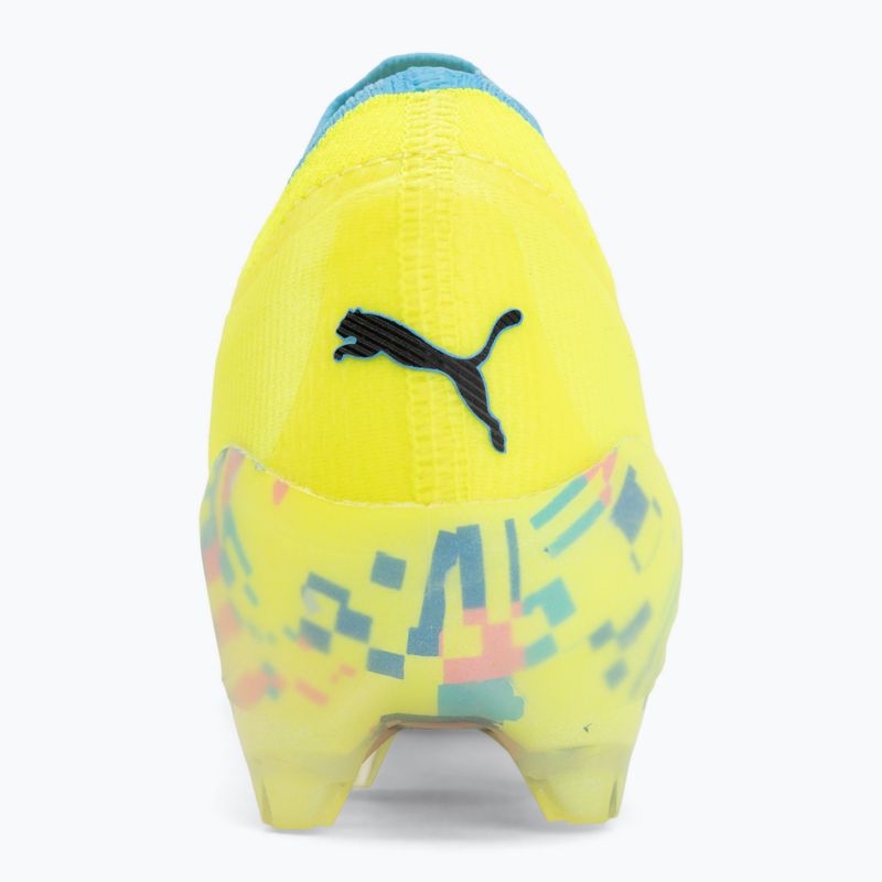 Fußballschuhe PUMA Ultra Nitro 7 Ultimate Advanced Level FG puma white/blue glimmer/pink glimmer/yellow alert 6