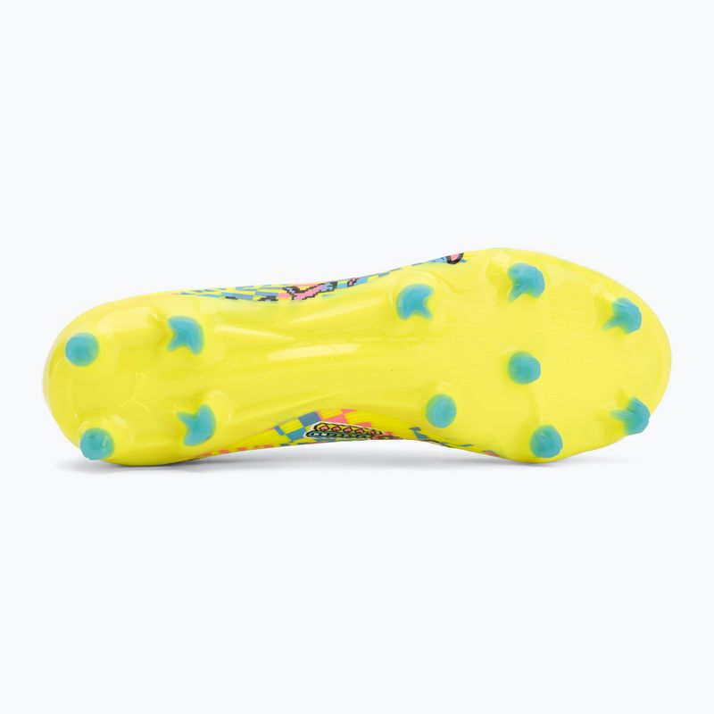 Fußballschuhe PUMA Ultra Nitro 7 Match Advanced Level FG/AG puma white/blue glimmer/pink glimmer/yellow alert 4