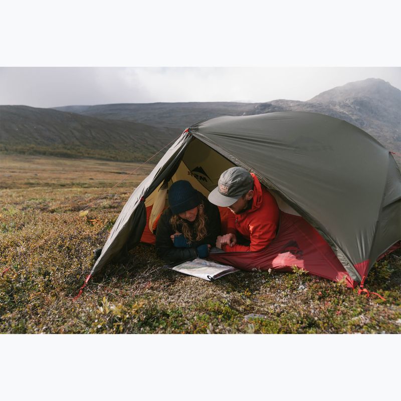 MSR Hubba NX 2 Personen-Trekkingzelt grün 6