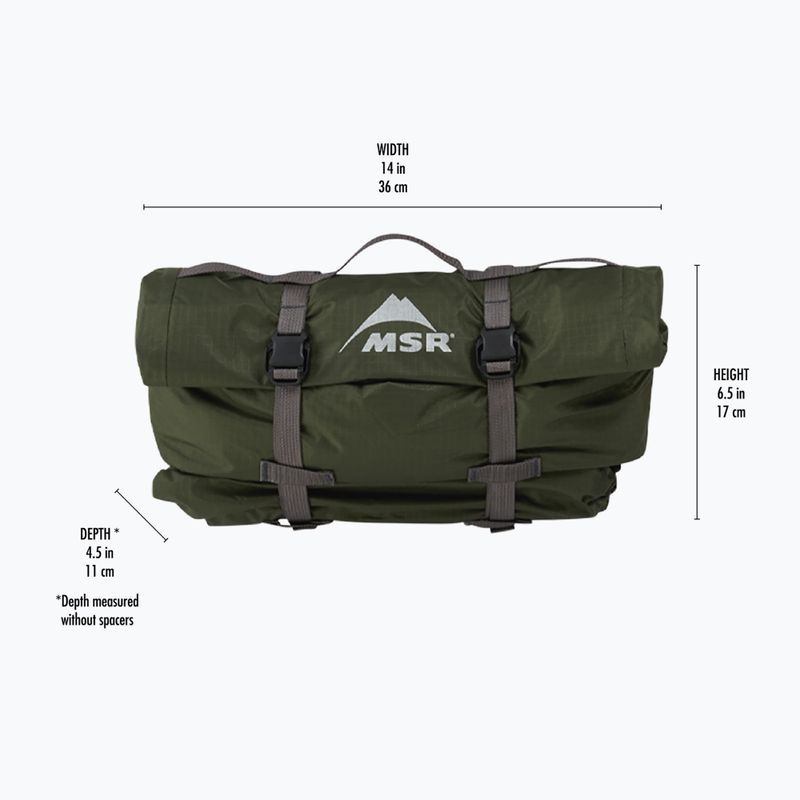 MSR Hubba Hubba Bikepack 1-Personen-Trekkingzelt grün 15