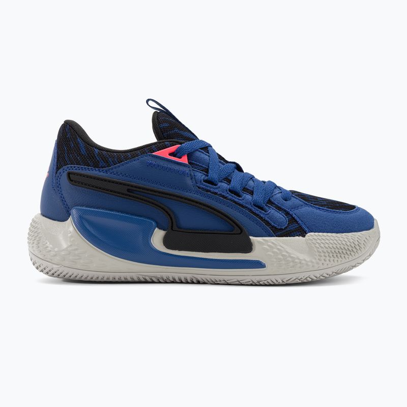 Herren Basketballschuhe PUMA Court Rider Chaos Clydes Closet clyde royal/harbor mist/puma schwarz/fire orchid 2