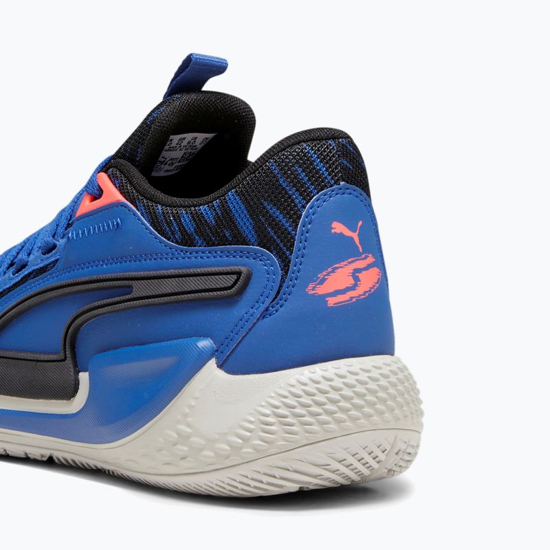 Herren Basketballschuhe PUMA Court Rider Chaos Clydes Closet clyde royal/harbor mist/puma schwarz/fire orchid 10