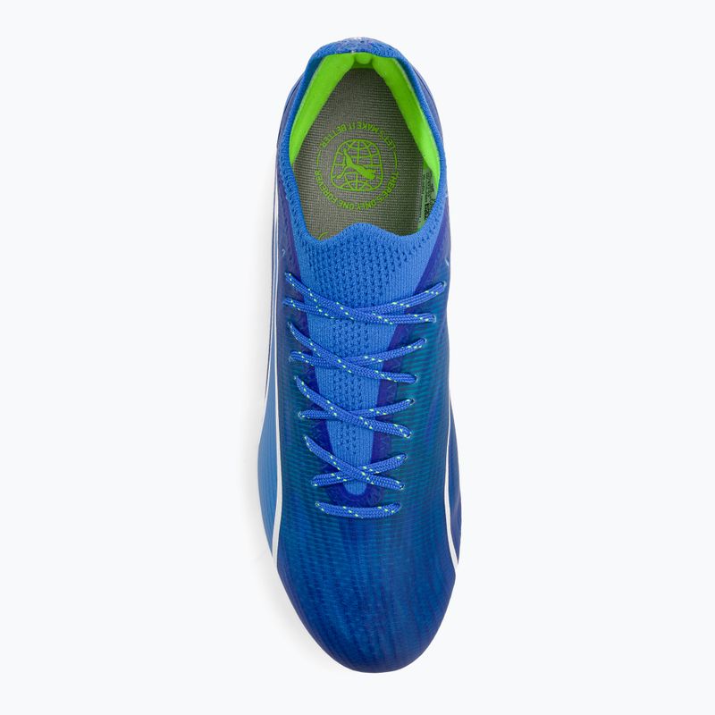 PUMA Ultra Ultimate FG/AG Herren Fußballschuhe Ultra Blau/Puma Weiß/Pro Grün 6