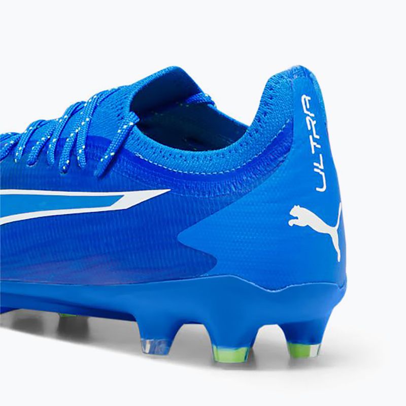 PUMA Ultra Ultimate FG/AG Herren Fußballschuhe Ultra Blau/Puma Weiß/Pro Grün 10