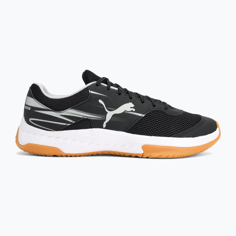 Herren-Hallensportschuhe PUMA Varion II puma schwarz/cool light grey/yellow blaze/gum 2