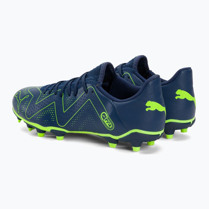 PUMA Future Play FG/AG Herren Fußballschuhe persisch blau/pro grün
