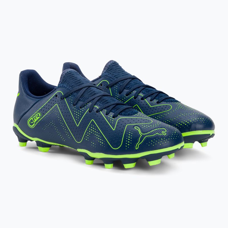 PUMA Future Play FG/AG Herren Fußballschuhe persisch blau/pro grün