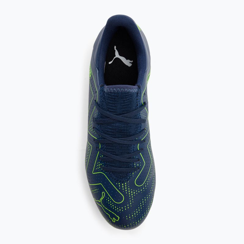 PUMA Future Play FG/AG Herren Fußballschuhe persisch blau/pro grün