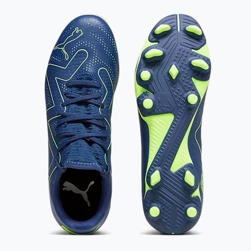 PUMA Future Play FG/AG Herren Fußballschuhe persisch blau/pro grün