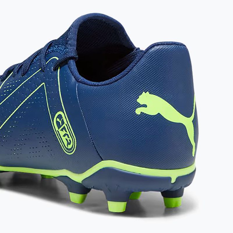 PUMA Future Play FG/AG Herren Fußballschuhe persisch blau/pro grün