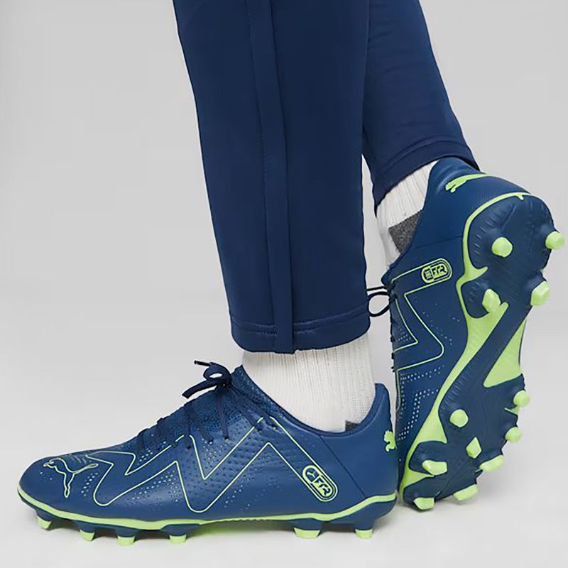 PUMA Future Play FG/AG Herren Fußballschuhe persisch blau/pro grün