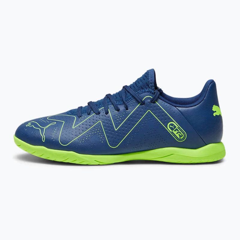 PUMA Future Play It Herren Fußballschuhe persisch blau/pro grün