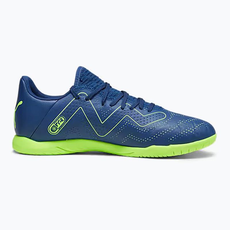 PUMA Future Play It Herren Fußballschuhe persisch blau/pro grün