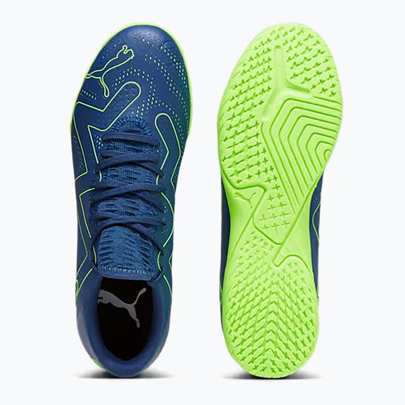 PUMA Future Play It Herren Fußballschuhe persisch blau/pro grün
