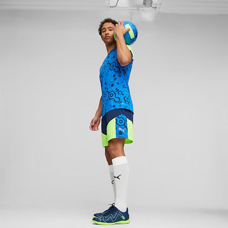 PUMA Future Play It Herren Fußballschuhe persisch blau/pro grün