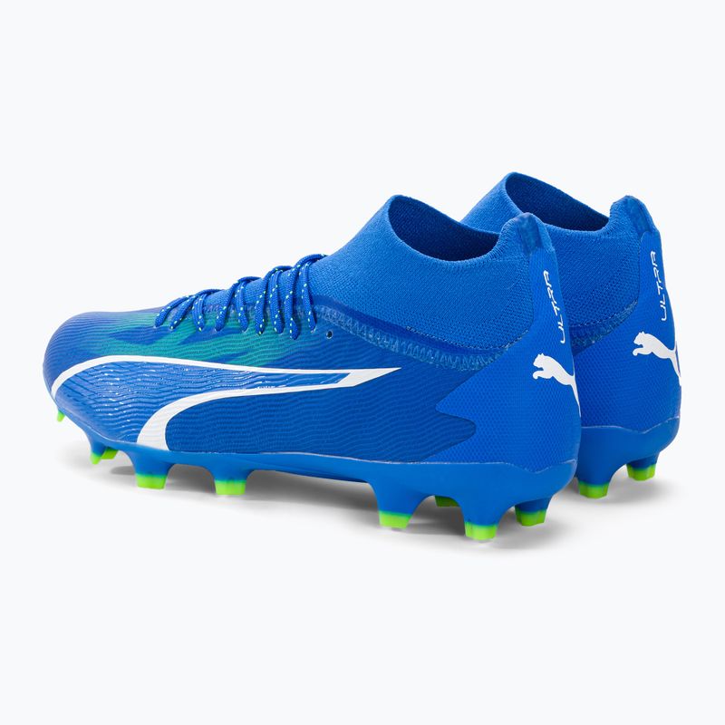 PUMA Ultra Pro FG/AG Herren Fußballschuhe Ultra Blau/Puma Weiß/Pro Grün 3