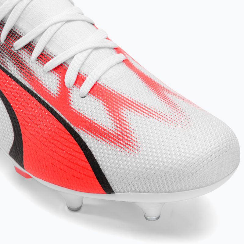 Herren PUMA Ultra Match MXSG Fußballschuhe puma weiß/puma schwarz/feuerorchidee 7