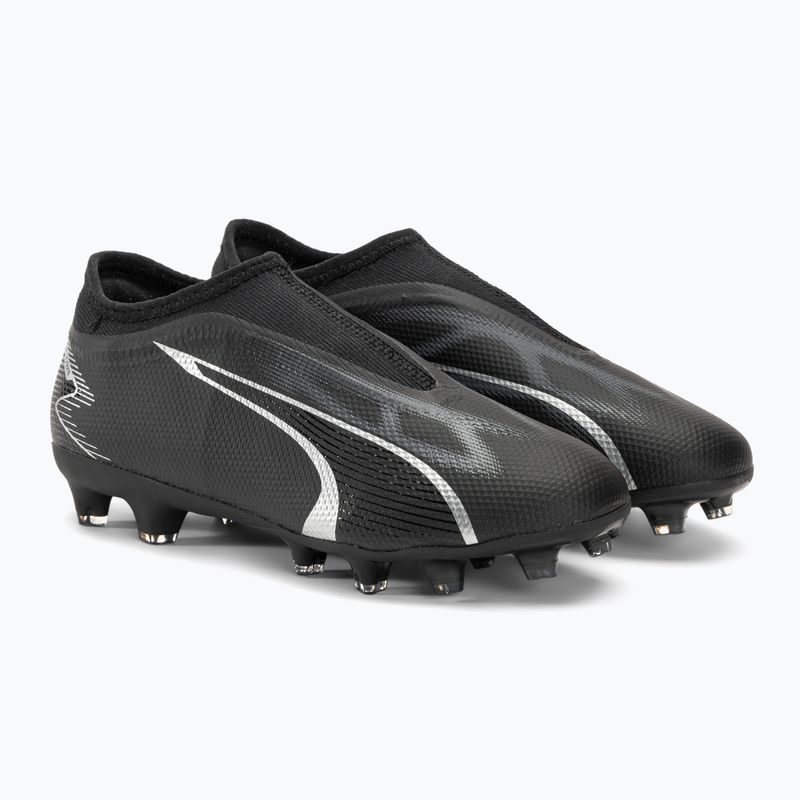 PUMA Ultra Match Ll FG/AG Jr Kinder Fußballschuhe puma schwarz/asphalt 4