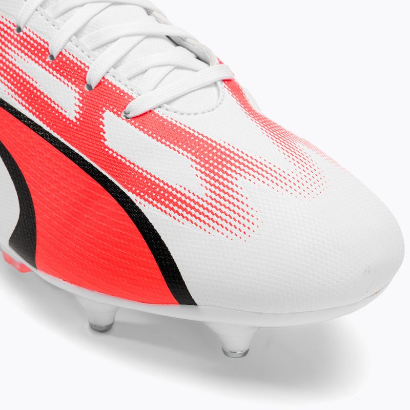 Herren PUMA Ultra Play MXSG Fußballschuhe puma weiß/puma schwarz/feuerorchidee