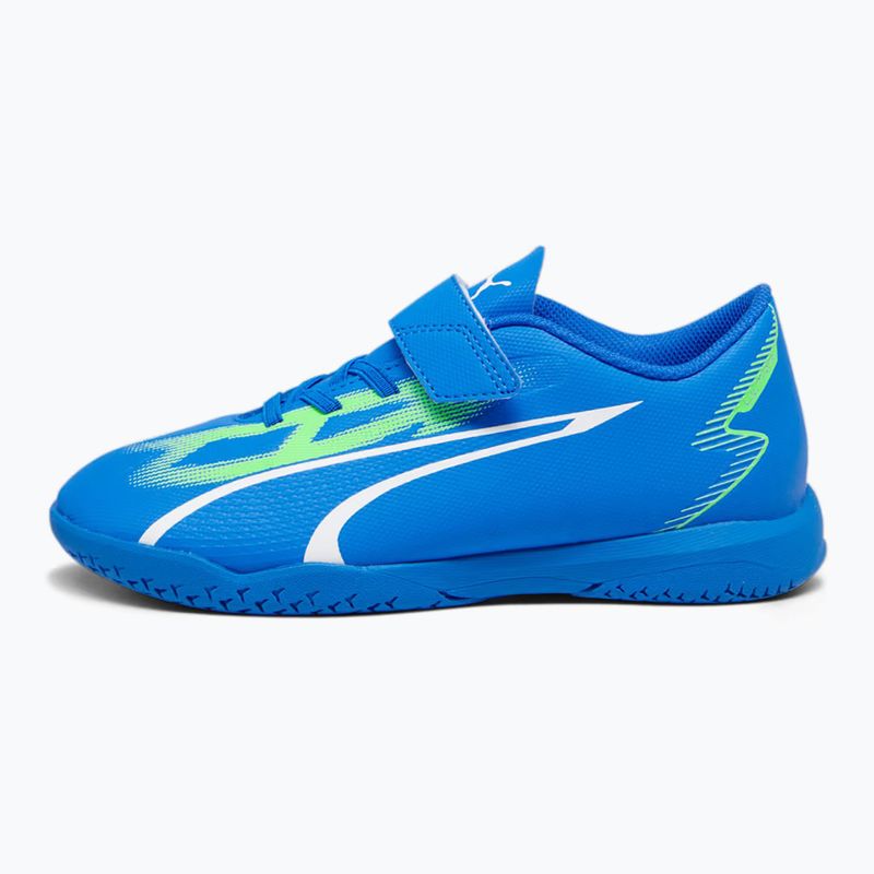 PUMA Ultra Play IT V Jr Kinder Fußballschuhe ultra blau/puma weiß/pro grün 7