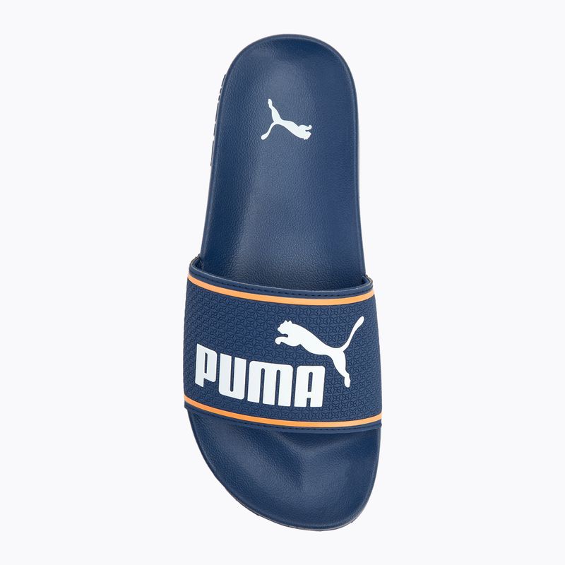 PUMA Leadcat 2.0 Flip-Flops persisch blau/puma weiß/Kürbiskuchen 5