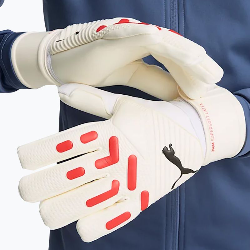 PUMA Future Match Nc Torwarthandschuhe puma weiß/Feuerorchidee