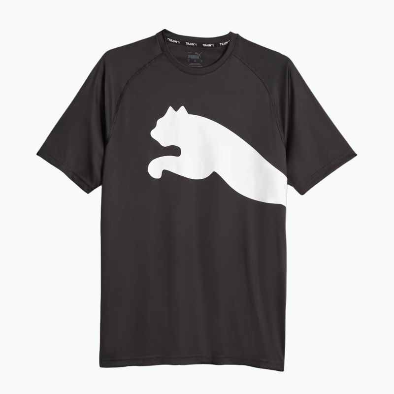Herren Trainings-T-Shirt PUMA Train All Day Big Cat puma schwarz/puma weiß