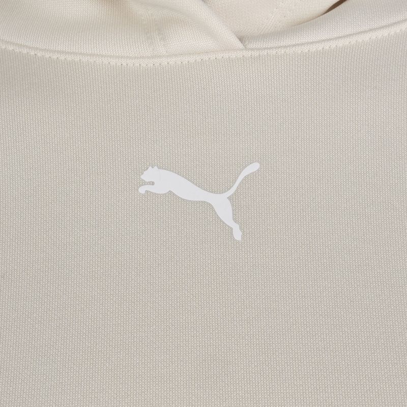 Damen Trainingssweatshirt PUMA Strong Power Fleece Hoodie Alpenschnee