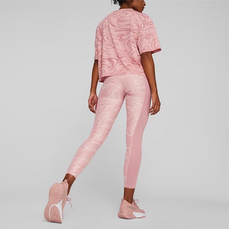 Damen Trainingsleggings PUMA Train Favorites AOP High Waist 7/8 Zukunft rosa 4