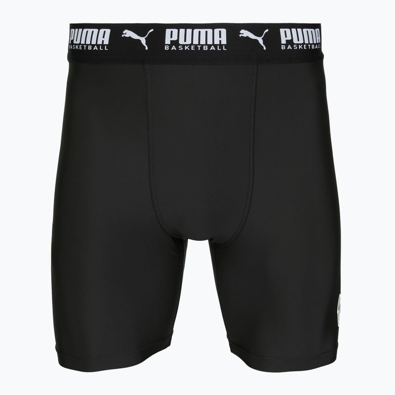 Herren-Basketball-Shorts PUMA Hoops Team Baselayer puma schwarz