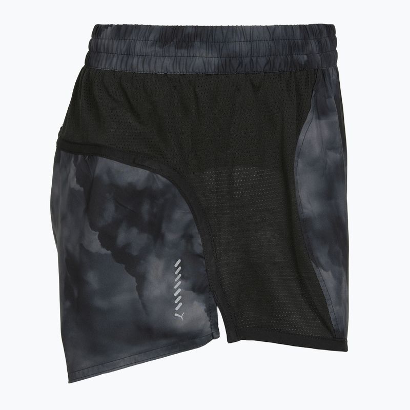 Damen-Laufshorts PUMA Run Favorite AOP Velocity 3" black/grey 3