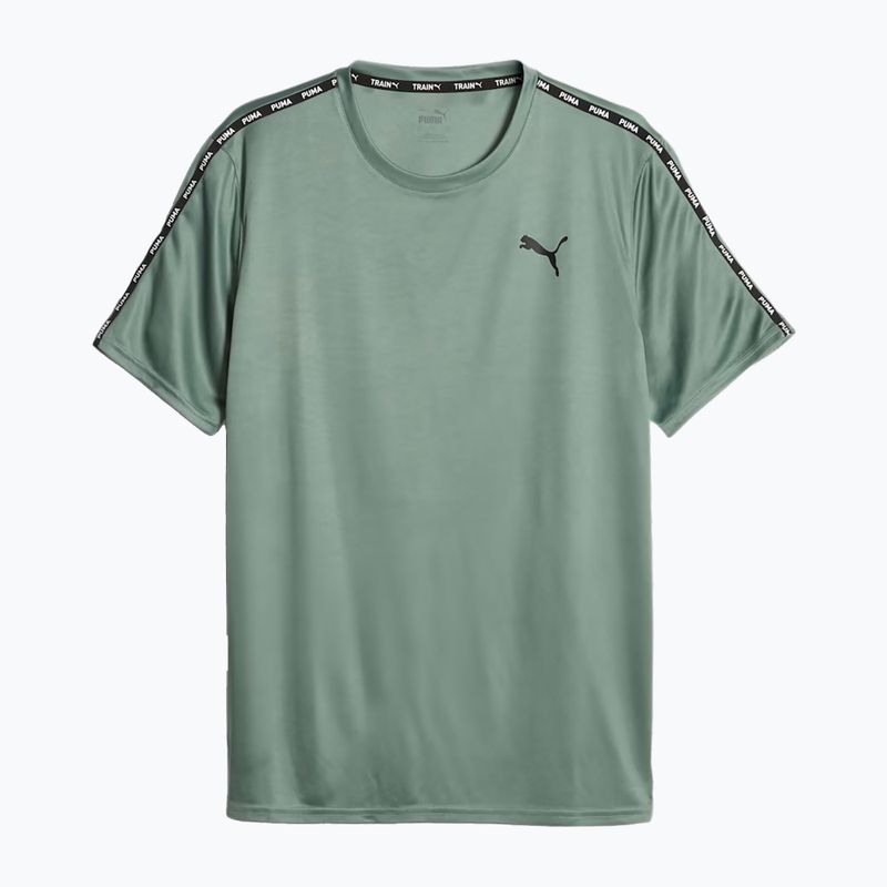 Herren Trainings-T-Shirt PUMA Essentials Taped Eukalyptus 4