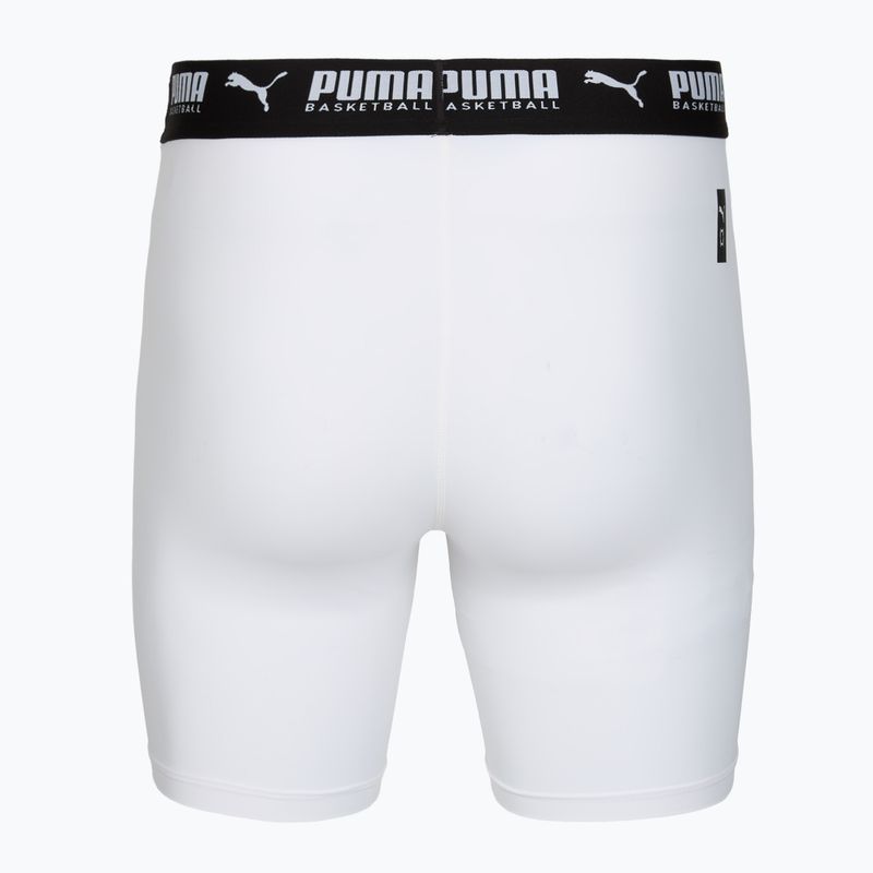 Herren-Basketball-Shorts PUMA Hoops Team Baselayer puma weiß 2