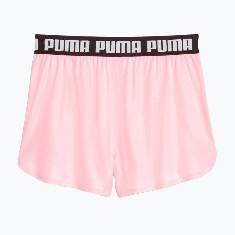 Damen Trainingsshorts PUMA Train All Day Knit 3" coral ice/puma schwarz 2