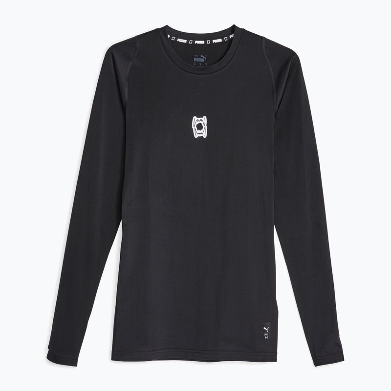 Basketball Longsleeve Herren PUMA Hoops Team Top Baselayer puma black
