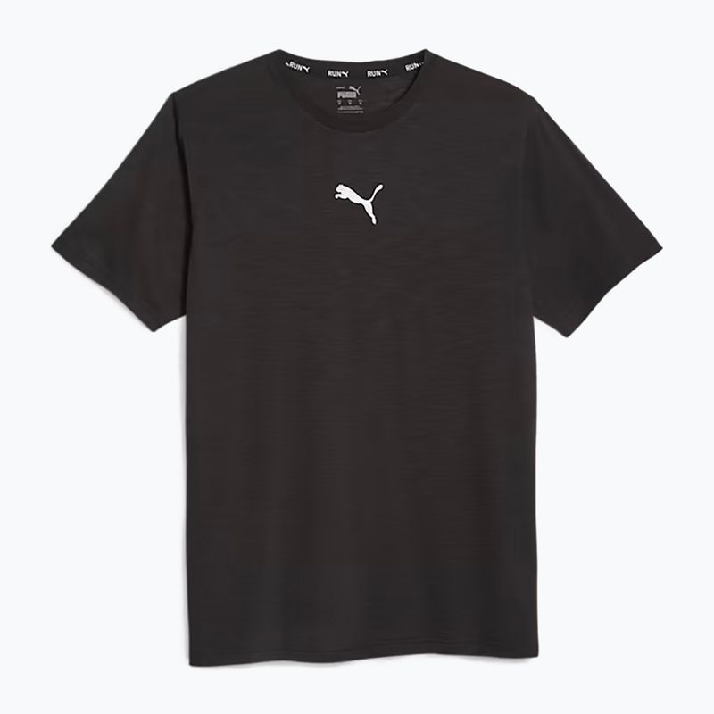 Herren Lauf-T-Shirt PUMA Graphic Tee Puma Fit puma schwarz/q3 Grafik