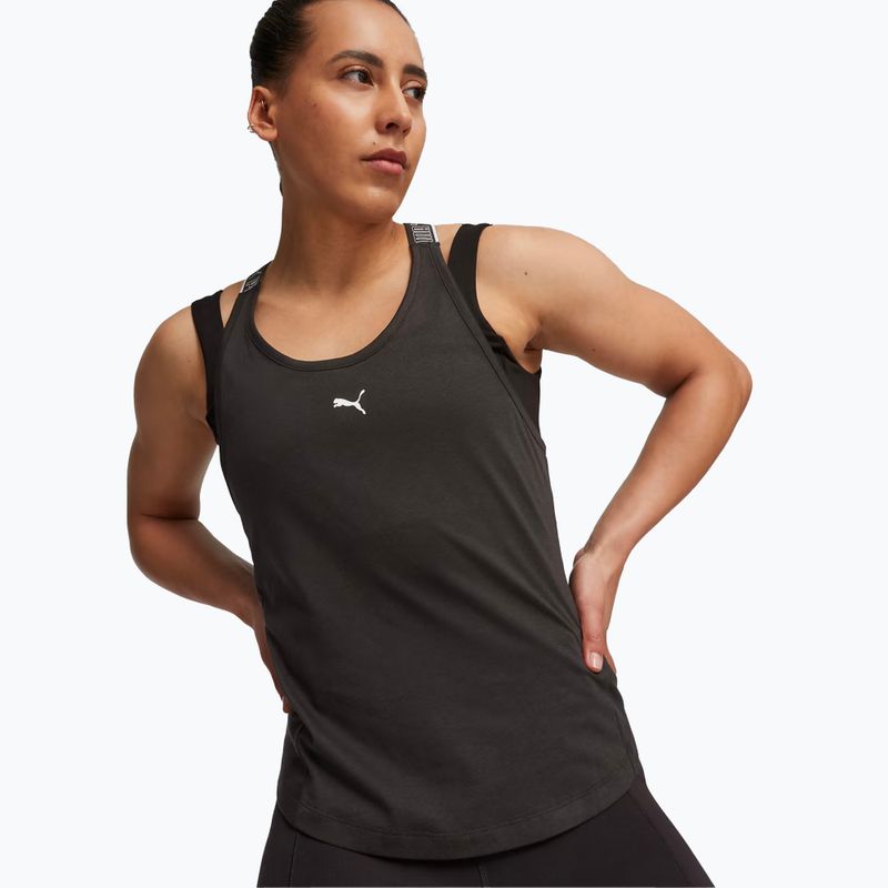 Damen Trainings-T-Shirt PUMA Strong Tank puma schwarz