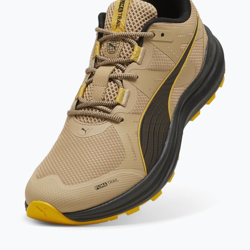 PUMA Reflect Lite Trail Laufschuh prairie tan/yellow sizzle/puma schwarz 12