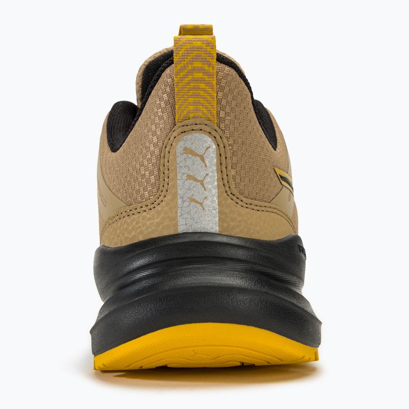 PUMA Reflect Lite Trail Laufschuh prairie tan/yellow sizzle/puma schwarz 6