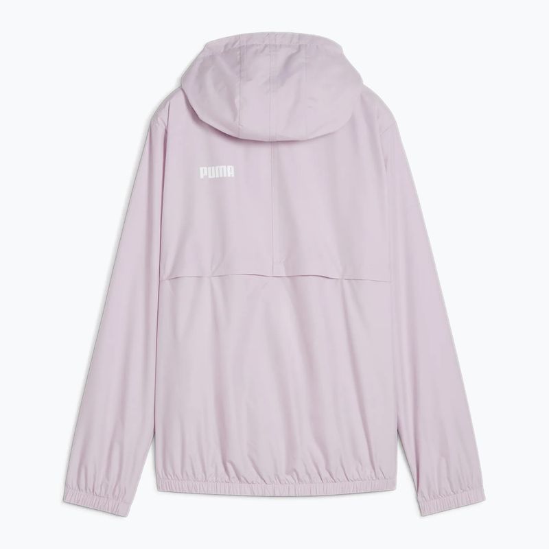 PUMA ESS Solid Windbreaker Kapuzenjacke für Frauen Grape Mist Jacke 2