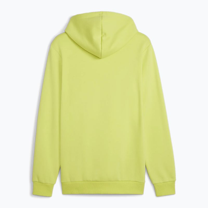 Herren PUMA Essentials Big Logo Hoodie FL lime sheen Sweatshirt 2